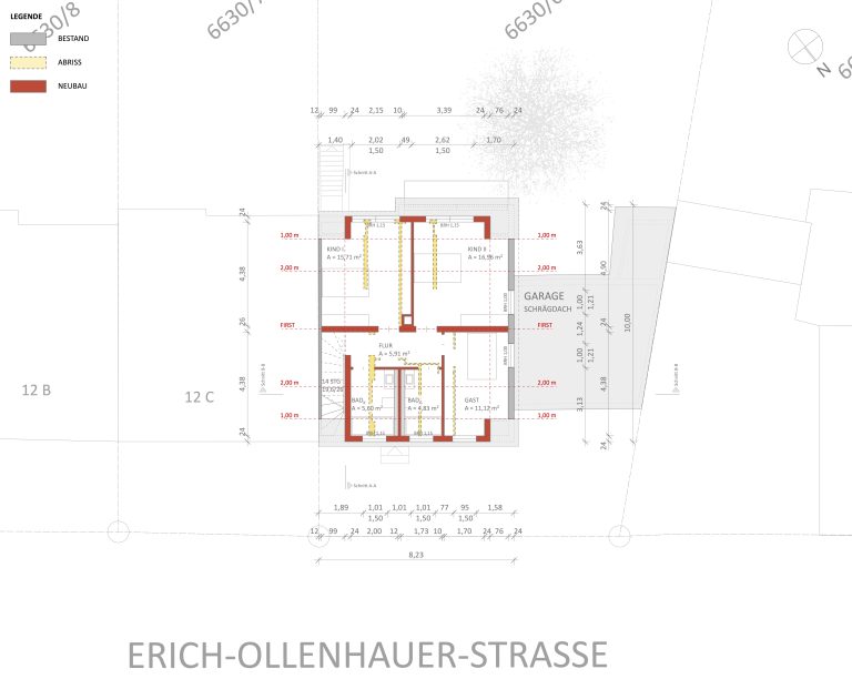 2D Grundriss vom 1.OG